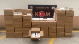 Hatay’da evinde 680 bin makaron bulunan şüpheliye gözaltı