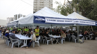 ASKON Adana Şubesi ramazanın her günü 1000 kişilik iftar programı yapıyor