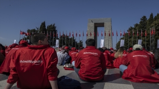 ”57. Alay Vefa Yürüyüşü”nün kapanış töreni Şehitler Abidesi’nde gerçekleştirildi