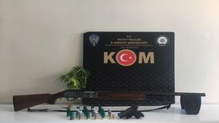 Hatay’da çiftlik evinde silah ve fişek bulunan zanlı gözaltına alındı
