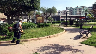 Akdeniz’de ilçesinde parklar yenileniyor