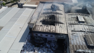 Gaziantep’teki fabrikada çıkan yangın kontrol altına alındı