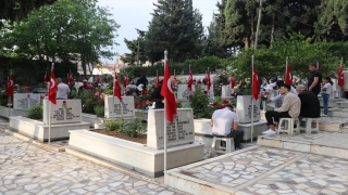 Hatay’da şehitlik ziyaret edildi