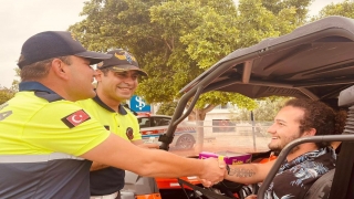 Kaş ilçesinde ”Bayramınız Kemer Olsun” trafik denetimi yapıldı