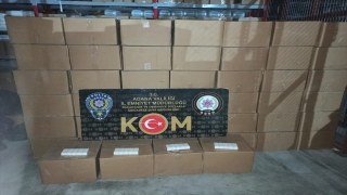 Adana’da 294 bin 950 paket kaçak sigara ele geçirildi