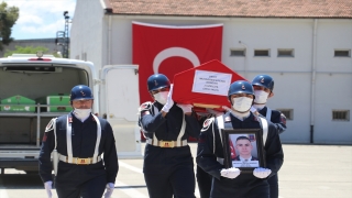 Adana’daki trafik kazasında şehit olan asker için tören düzenlendi