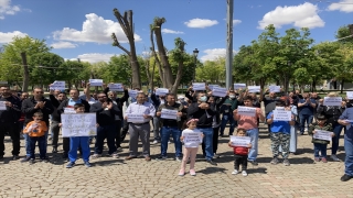 Gaziantep’te dolandırdıklarını iddia eden vatandaşlar eylem yaptı