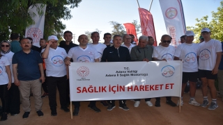 Adana’da sağlık için 10 bin adım atıldı