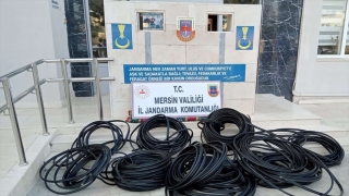 Mersin’de kablo hırsızlığı yaptıkları iddia edilen 2 zanlı tutuklandı 
