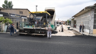 Isparta’da bazı bölgelerde asfaltlama çalışması yapıldı