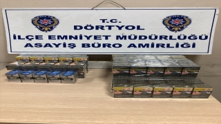 Dörtyol’da tır dorsesinde 230 paket kaçak sigara ele geçirildi