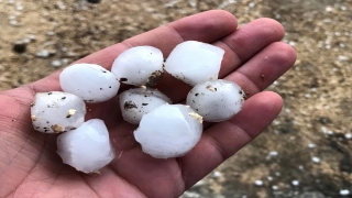 Gaziantep’in Araban ilçesinde dolu yağışı etkili oldu