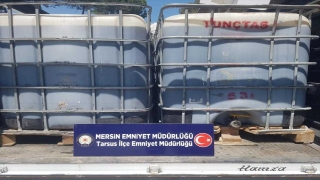 Mersin’de kaçak 5 ton 952 litre akaryakıt ele geçirildi