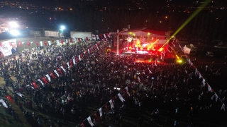 Antalya’da 1. Kaş Belediyesi Yağlı Pehlivan Güreşleri kapsamında konser düzenlendi
