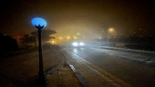 Adana’da sis trafiği ve hayatı olumsuz etkiledi