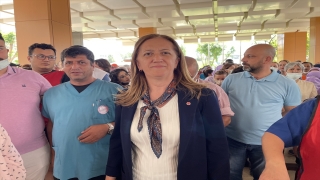 DİSK Genel Başkanı Çerkezoğlu: ”Sağlık emekçileri olarak hakkımız olanı istiyoruz”