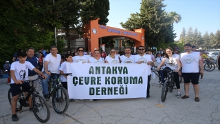Hatay’da temiz çevre için pedal çevrildi