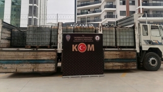 Hatay’da gümrük kaçağı 9 bin 380 litre akaryakıt ele geçirildi