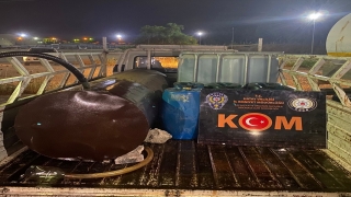 Hatay’da 1807 litre kaçak akaryakıt ele geçirildi