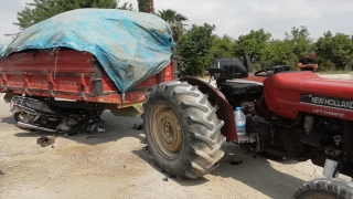 Adana’da trafik kazasında bir kişi yaralandı