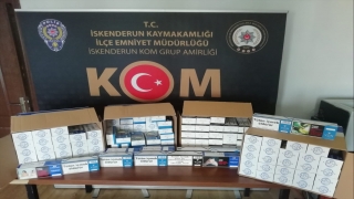 Hatay’da kaçakçılık operasyonunda tütün ve makaron ele geçirildi