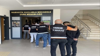 Kahramanmaraş’ta uyuşturucu operasyonunda yakalanan 4 zanlı tutuklandı