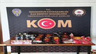 Hatay’da gümrük kaçağı tütün ve makaron ele geçirildi