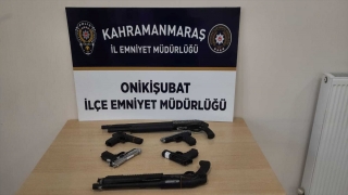 Kahramanmaraş’ta denetimlerde 14 silah ele geçirildi
