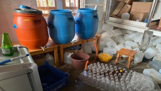 Adana’da 275 litre sahte içki ve 685 litre etil alkol ele geçirildi