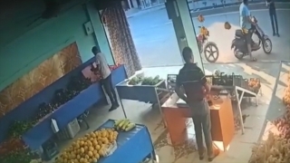 Mersin’de silahla yaralama güvenlik kamerasında