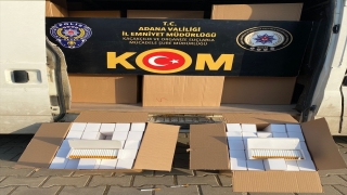 Adana’da 18 milyon 224 bin makaron ele geçirildi