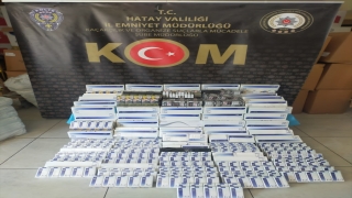 Hatay’da 1930 paket kaçak sigara ele geçirildi