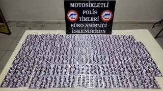 Hatay’da yeşil reçeteye tabi 1483 hap ele geçirildi