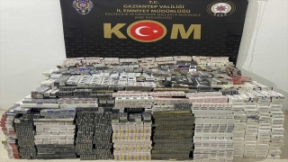 Gaziantep’te yakıt tankerinde 30 bin paket kaçak sigara ele geçirildi