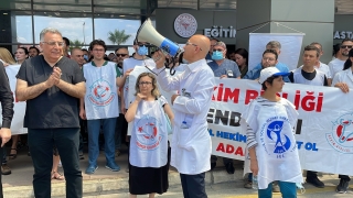 Adana, Mersin, Hatay ve Osmaniye’de sağlıkçılardan, Dr. Karakaya’nın öldürülmesine tepki