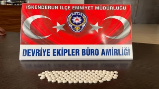 İskenderun’da üzerinde uyuşturucu hap bulunan şüpheli yakalandı