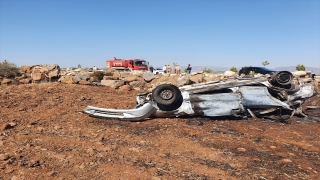 Hatay’da devrildikten sonra alev alan otomobildeki 4 kişi öldü, 2 kişi yaralandı