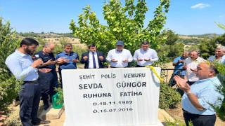 Adana’da 15 Temmuz şehidi Sevda Güngör, kabri başında anıldı