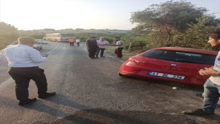 Mersin’de zincirleme trafik kazasında 2 kişi yaralandı