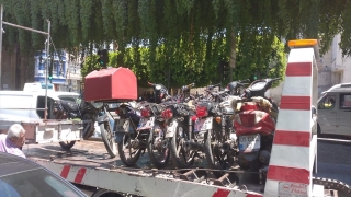 Adana’da motosiklet sürücülerine yönelik denetim yapıldı