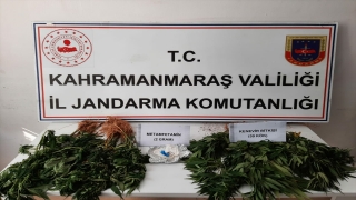 Kahramanmaraş’ta bahçesinde Hint keneviri yetiştiren şüpheli yakalandı