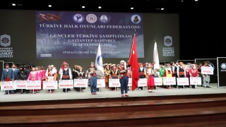 ”Halk Oyunları Gençler Türkiye Şampiyonası” Gaziantep’te yapılıyor