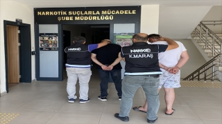 Kahramanmaraş’ta uyuşturucu operasyonlarında yakalanan 3 zanlı tutuklandı