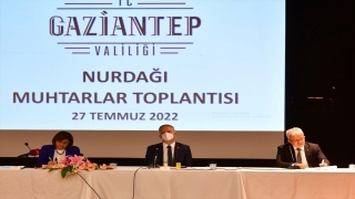 Gaziantep Valisi Gül, Nurdağı’nda muhtarlarla buluştu