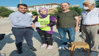 Demre’de sürücü adaylarına ”Trafikte beni de görün” broşürü dağıtıldı