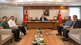 Vali Elban, Türkiye Hava Sporları Federasyonu Başkanı Kalaycı’yı kabul etti