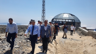 Osmaniye Valisi Yılmaz, Düldül Dağı Teleferik Projesi ile ilgili incelemede bulundu