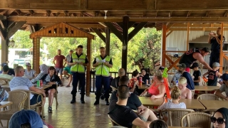 Antalya’da turistlere trafik güvenliği anlatıldı