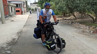 Hasta çocuklar için ”emanet” bisikletle Adana’dan Türkiye turuna çıktı