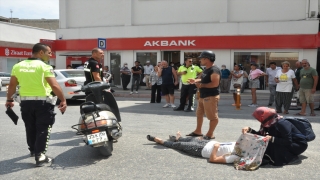 Silifke’de otomobile çarpan motosikletteki kişi yaralandı